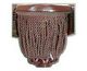 Leather Pocket with Fringed Accents