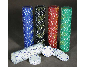 Save  on Clay 2 Tone Poker Chips at The Poker Chip Superstore