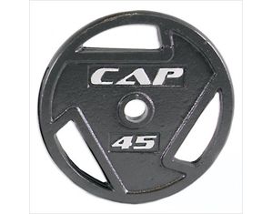 CAP Barbell CAP 2 inch Commercial Grip Plate; Black