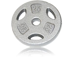 CAP Barbell Standard Gray 3 Hole Grip Plates
