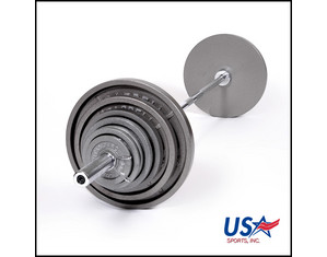 USA Sports Olympic 210 lbs Weight Set - FREE Inside Delivery!