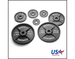 USA Sports Olympic Black Plates - Fast FREE FedEx Shipping!