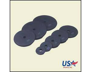 USA Sports Regular Black Plates - Fast FREE FedEx Shipping!