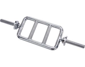 Sunny Health and Fitness 24 Inch Threaded Chrome Tricep Bar