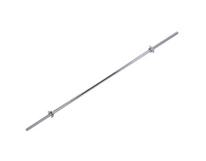 Sunny Health and Fitness 60 Inch Threaded Chrome Barbell Bar