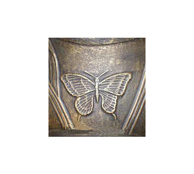 Detailed Butterfly - Gold Accent