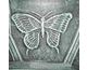 Detailed Butterfly - Antique Green