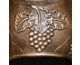 Detailed Grape Design - Gold Accent