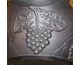 Detailed Grape Design - Charcoal