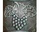 Detailed Grape Design - Antique Green