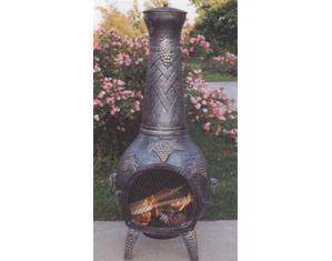 Oakland Living 53 inch Grape Chimenea - Fast FREE FedEx Shipping!