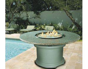 California Outdoor Concepts Del Mar Chat Height Fire Pit