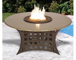 California Outdoor Concepts La Costa Chat Height Fire Pit