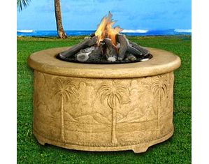 California Outdoor Concepts Palm Chat Height Fire Pit