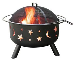 Landmann Big Sky Stars and Moon - Black Fire Pit