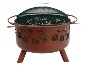 Landmann Big Sky Vine Leaves - Georgia Clay Fire Pit