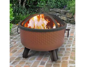 Landmann Roanoak Georgia Clay and Black Fire Pit
