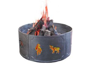 Landmann Wildlife Cast Iron Black Fire Ring