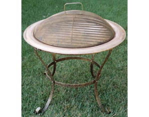 Oakland Living 30 inch Fire Pit with Grill