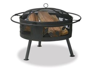 Blue Rhino 21.6 Inch Wide Aged Bronze Firebowl with Leaf Design