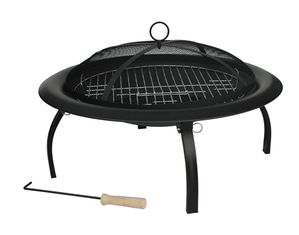 Fire Sense 29 in Folding Fire Pit Outdoor Fireplace