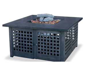 UniFlame GAD920SP LP Gas Outdoor Firebowl with Tile Mantel