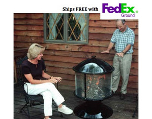 Whalen 28 inch Black Designer Series Outdoor Fireplace - Fast FREE FedEx Shipping!