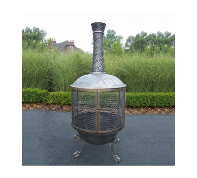 Oakland Living Tower Feast Chimenea With Grill