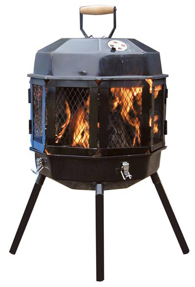 Masterbuilt Grizzly Cub Portable Fireplace and Grill - Fast FREE FedEx Shipping! image