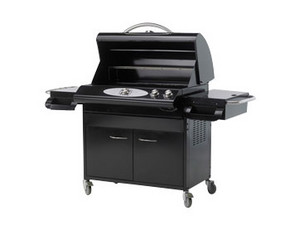 Fire Stone Cook Number 24 inch Black porcelain Gas Grill Head