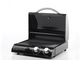 Grill with Open Hood