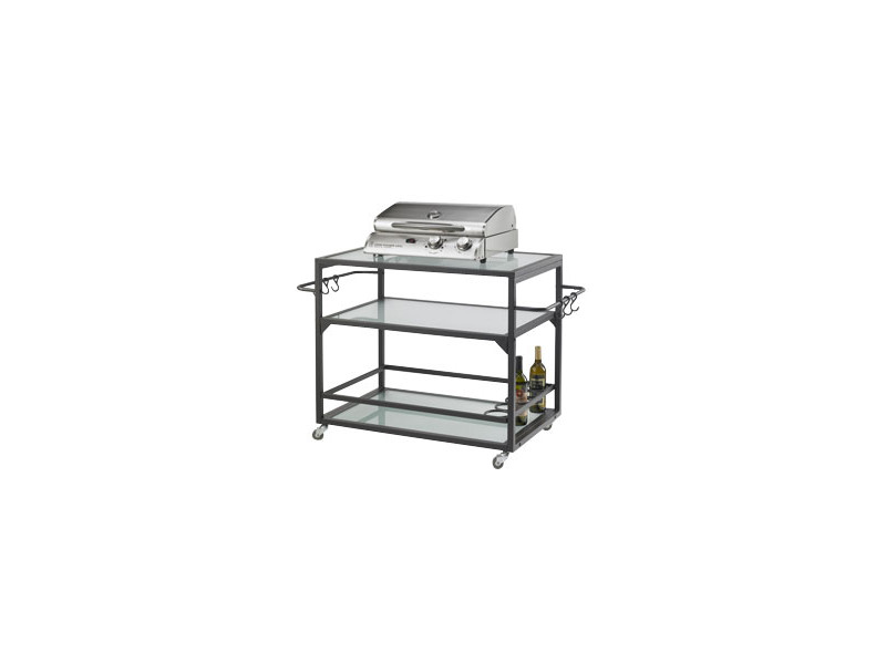 Optional Bistro Cart with Glass Top
