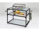 Alt View of Optional Bistro Cart with Glass Top