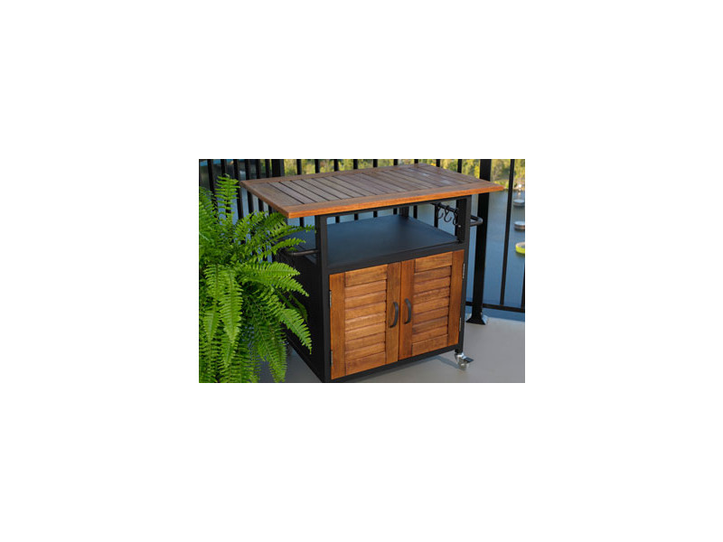 Optional Bistro Cart with Wood Top