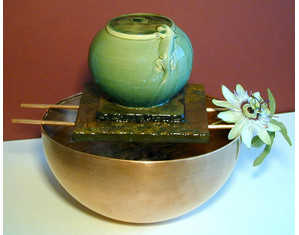 Art Matters Gecko Vase Tabletop Fountain - Fast FREE FedEx Shipping!