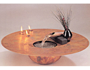 Nayer Kazemi 701 Water and Fire Tabletop Fountain - Fast FREE FedEx Shipping!