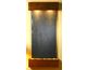 Square Rustic Copper Metal with Black Stone