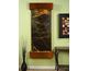 Square Rustic Copper Metal with Green Marble Stone