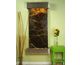 Square Stainless Steel Metal with Green Marble Stone