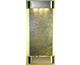 Round Stainless Steel Metal with Green Stone