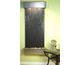 Square Stainless Steel Metal with Black Stone