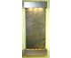 Square Stainless Steel Metal with Green Stone