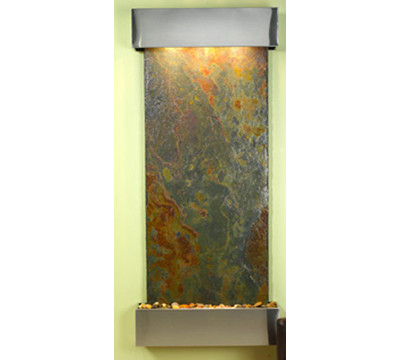 Square Stainless Steel Metal with Multi-Color Stone