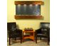 Rustic Copper Metal with Black Stone