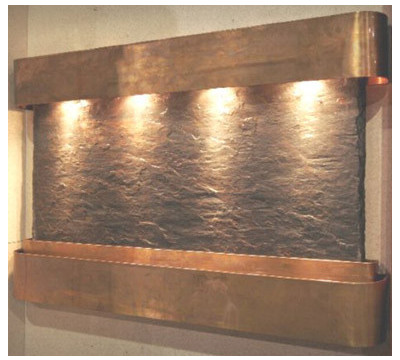 Rustic Copper Metal with Multi-Color Stone