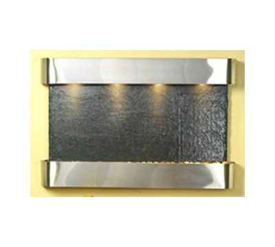 Stainless Steel Metal with Black Stone