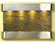 Stainless Steel Metal with Green Stone