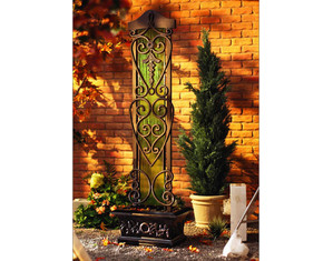 BluWorld VIWT8 Copper Falls Water Trellis Wall Fountain - FREE Inside Delivery!