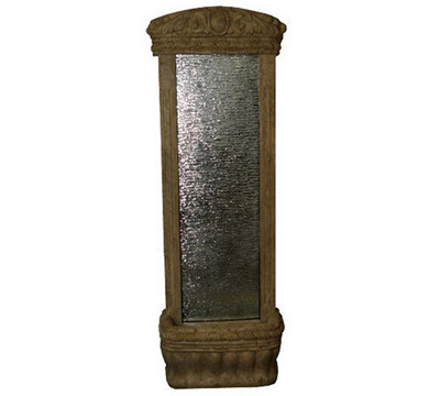 Silver Textured Mirror