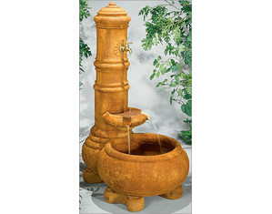 Henri Studio Cylinder Column Well Fountain - 5 Piece - Fast FREE FedEx Shipping!